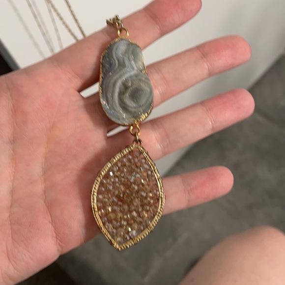 Nordstrom Jewelry Long Gold Reversible Necklace Poshmark